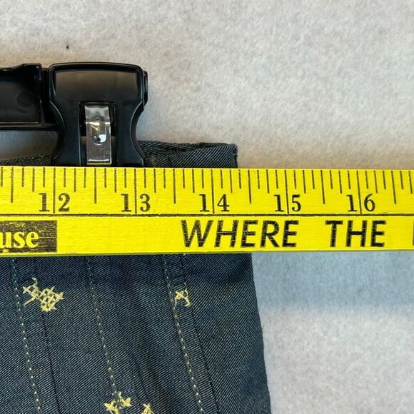 NWT M.S.S.P. Skirt Size 4 Blue Yellow Arianna Boho Cross Stitch Embroidered - Picture 4 of 11